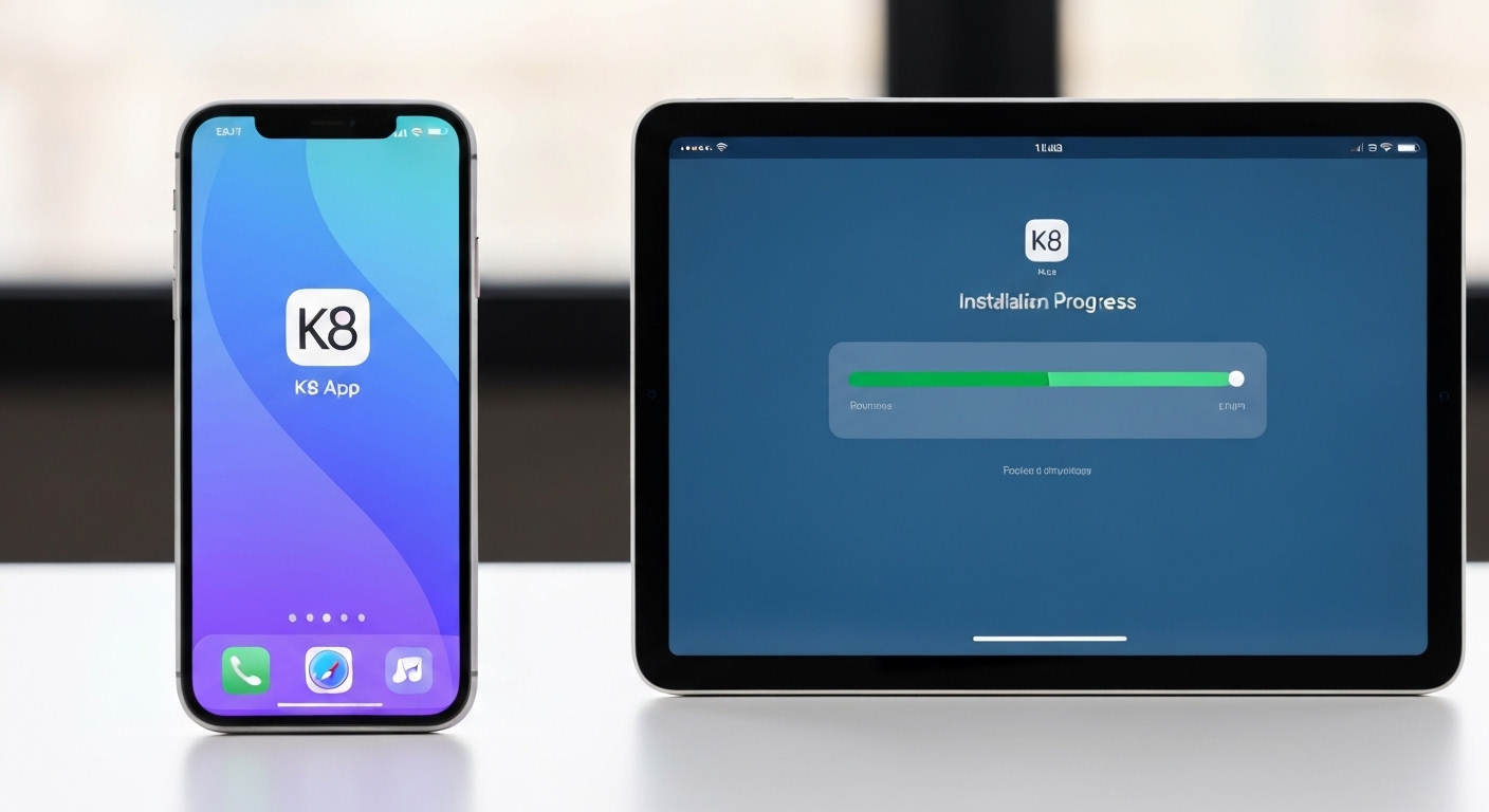 Hướng dẫn tải và cài đặt ứng dụng K8 trên các thiết bị iOS (iPhone, iPad)